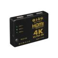 S-LINK SWV-KCG014 HDMI 3TO1 SWITCH 4K*2K, IR +Adaptör