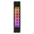 Rampage CROSS F20 38CFM 1200RPM 12cm Rainbow 3P+4P Molex Soketli Siyah Kasa Fanı