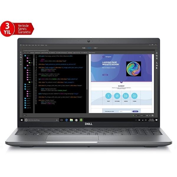 DELL M3580 XCTOP3580EMEA_VP-1 i7-1360P 32gb 512gb M.2 PCIe 15.6'' W11Pro 4gb RTX A500 Taşınabilir İş istasyonu