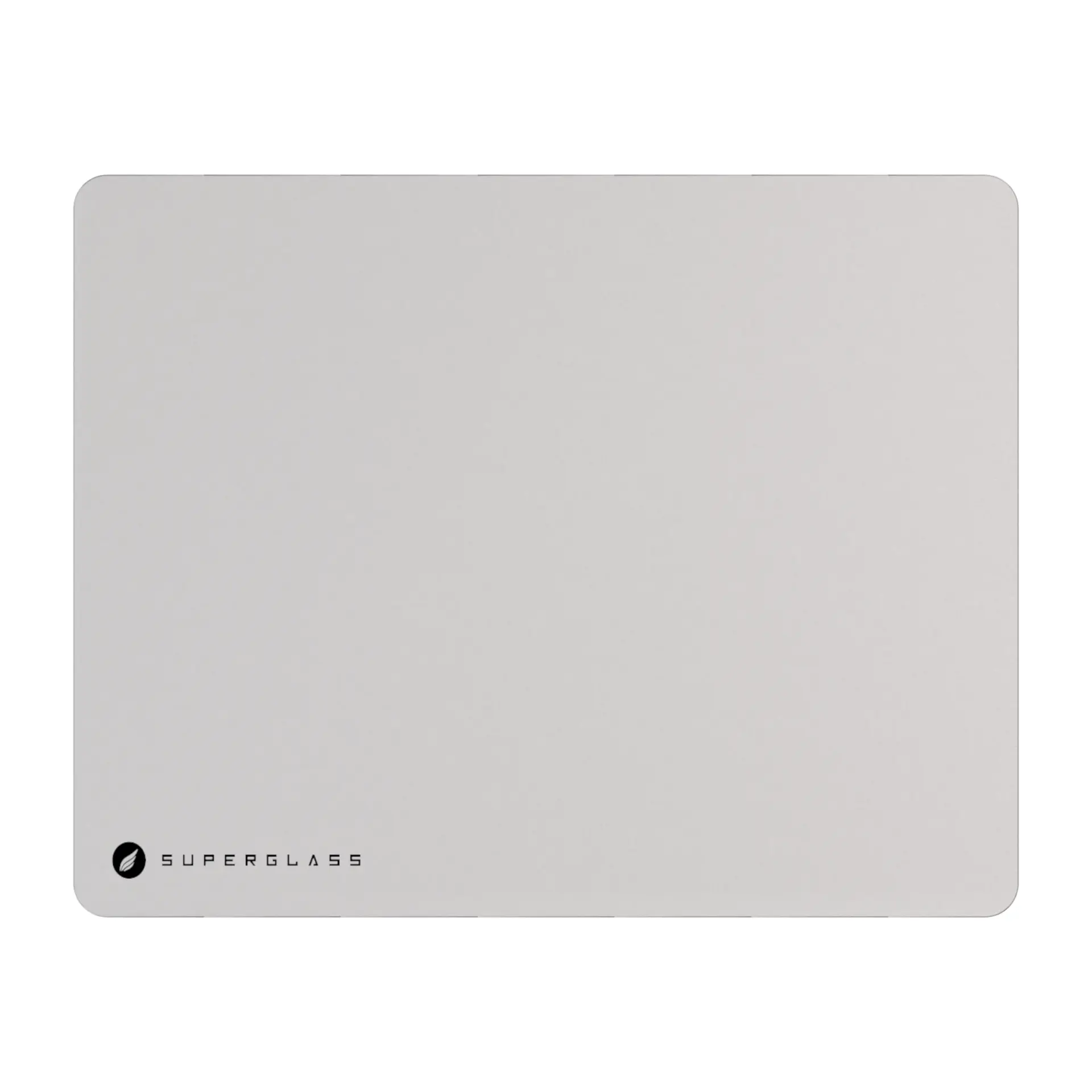 HAWK HM20B GAMING HM20 SUPERGLASS KAYMAZ TABAN 5MM TEMPERLİ 42X33 CAM BEYAZ MOUSEPAD