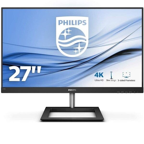 PHILIPS 27'' IPS 278E1A-00 4MS 60Hz HDMI-DP EV Ofis Tipi Monitör (3840 X 2160)