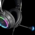 GAMDIAS EROS-M3 Stereo USB Led Aydınlatma Siyah (PC-PS4) Gaming Mikrofonlu Kulaklık