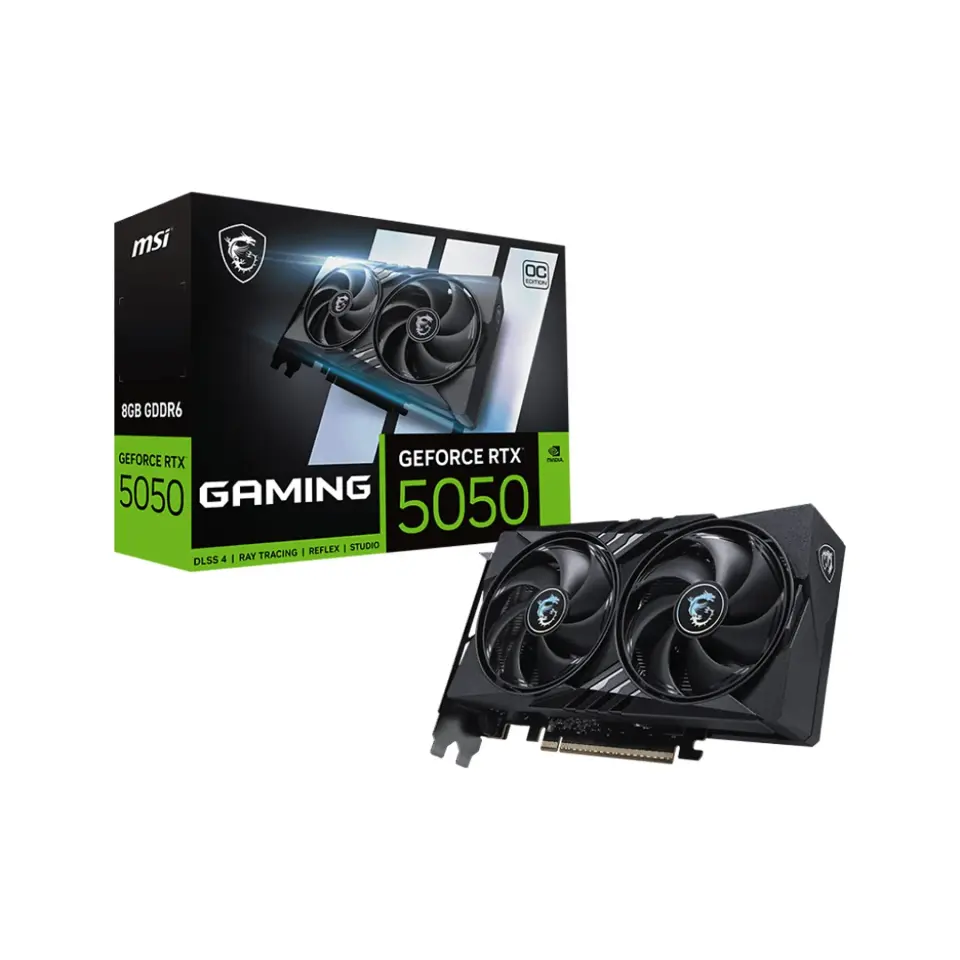 MSI GEFORCE RTX5050 8G GAMING OC 8GB GDDR6 128BIT 1XHDMI 3XDP EKRAN KARTI