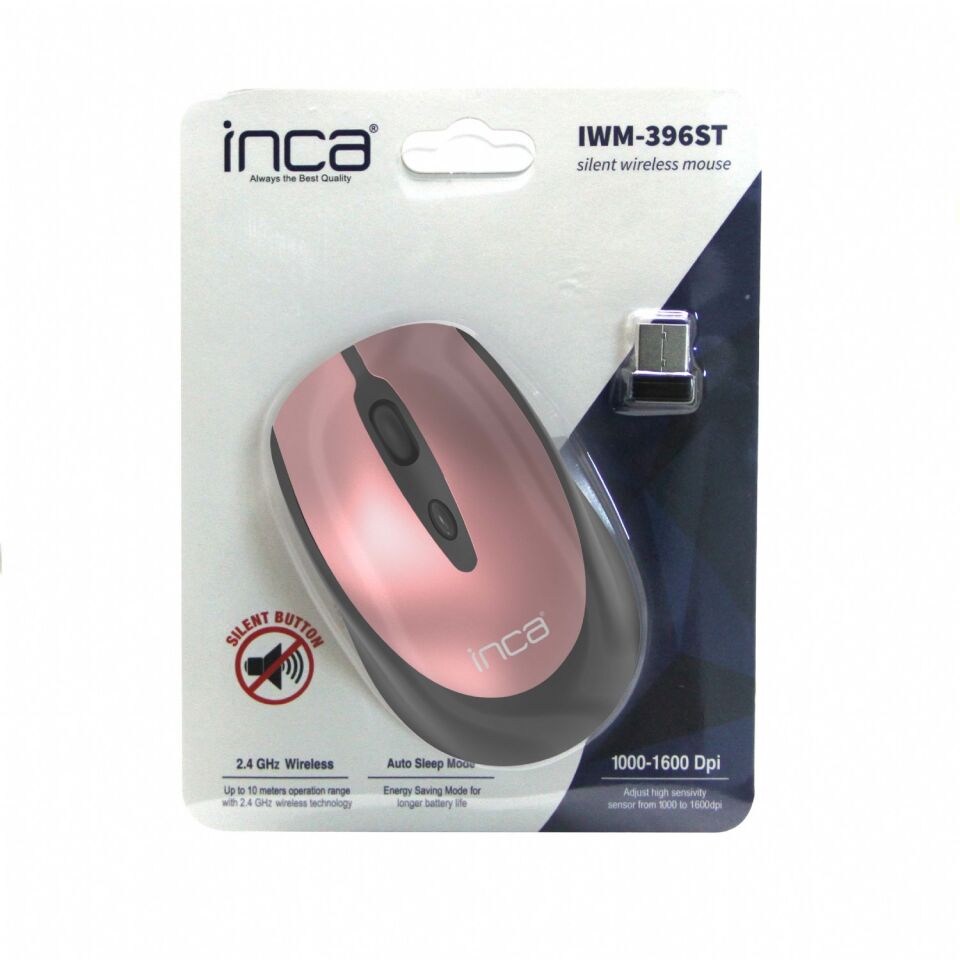 INCA IWM-396ST Kablosuz 1600dpi Gold Mouse