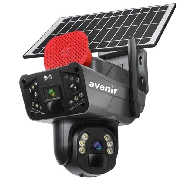 AVENIR 6MP 2 Kameralı 4G Solar IP Kamera AV-S427H