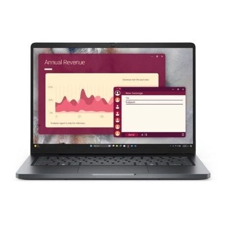 DELL 14'' PRO PC14250-C7165UBU CORE7-150U-16GB-512GB SSD-FHD-UBUNTU