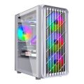 GAMEBOOSTER GB-G205BW GAMING MID-TOWER PC KASASI 360MM RADYATÖR DESTEĞİ BEYAZ
