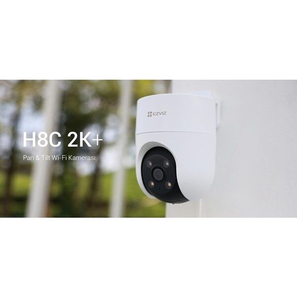 EZVIZ 2MP Dome 4mm Wıfı Kablosuz IP Kamera H8C