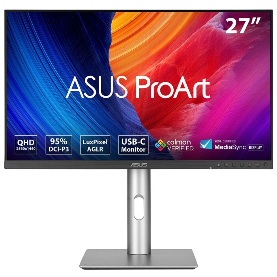 ASUS 27'' IPS PROART PA278CFRV 5MS 100hz HDMI-DP-TYPE-C Grafik Tasarım Monitör (2560 X 1440)