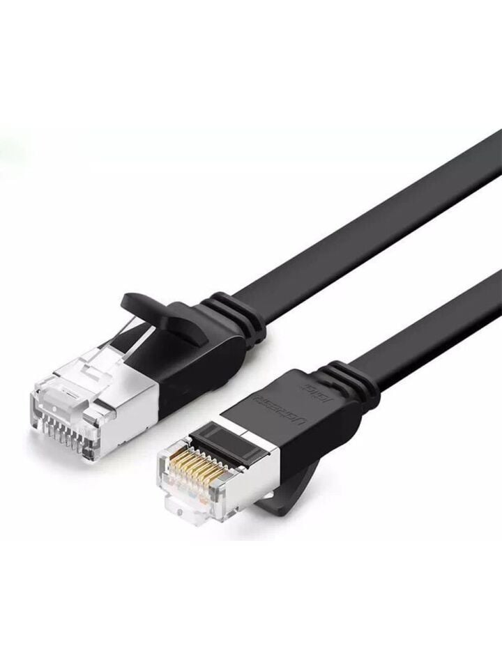 UGREEN CAT6 FLAT PURE COPPER METAL KoONNEKTOR UTP ETHERNET KABLOSU 3 MT 50186