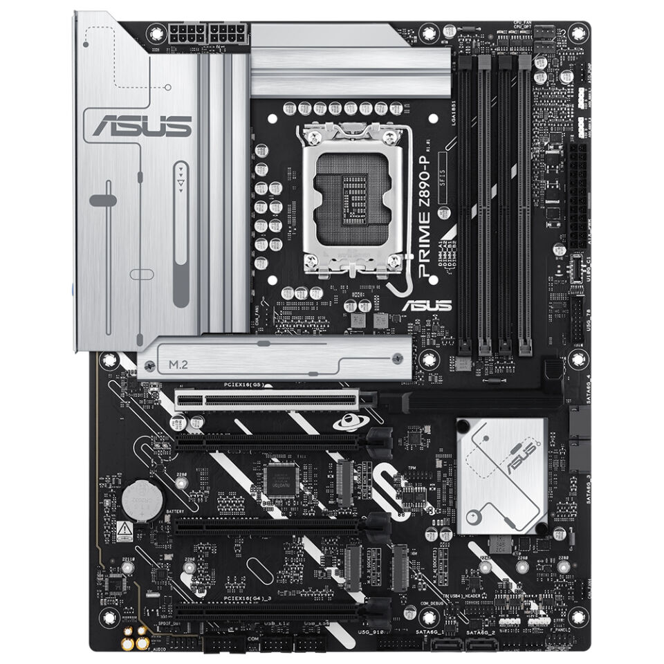 ASUS PRIME Z890-P WIFI-7 DDR5 THUNDERBOLT-HDMI DP PCIE 5.0 1851p ATX