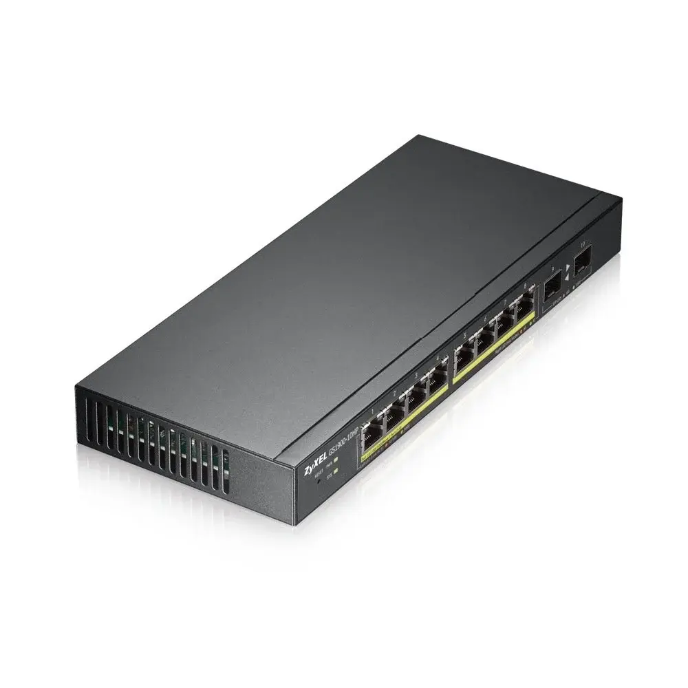 Zyxel GS1900-10HP v2 8Port PoE Gigabit + 2 SFP Slot Switch