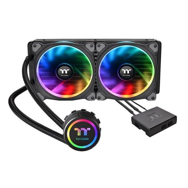 THERMALTAKE 280MM FLOE RIING PLUS CL-W167-PL14SW-A RGB AM4-2066P SIVI SOĞUTMALI İŞLEMCİ FANI