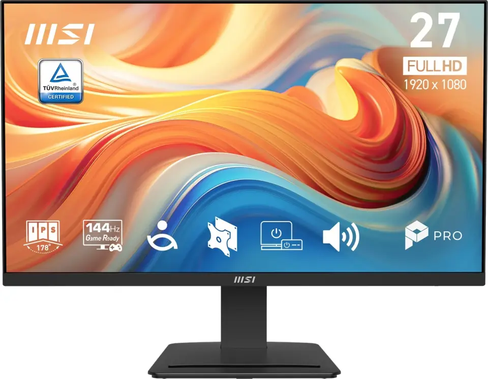 MSI 27'' IPS PRO MP273 E14A 1MS 144Hz HDMI EV Ofis Tipi Monitör (1920 X 1080)
