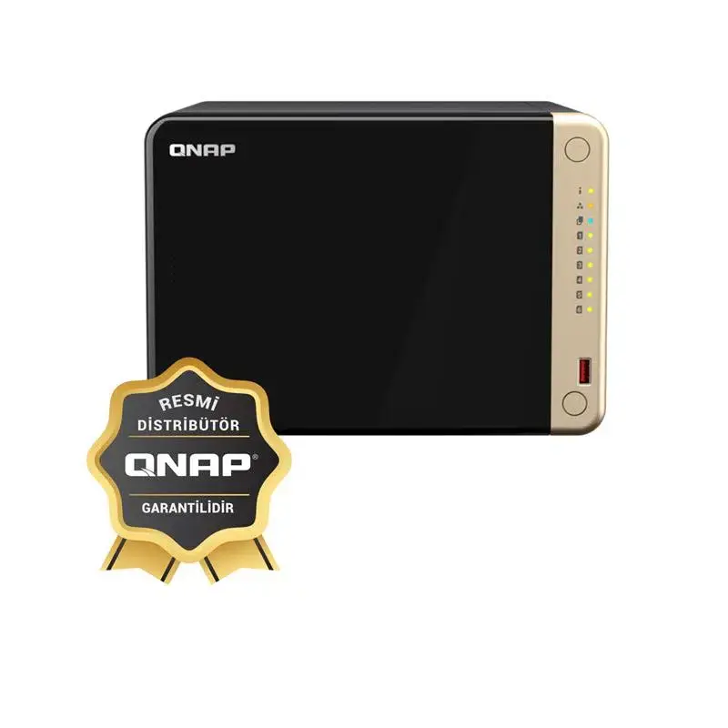 QNAP TS-664-8GB RAM 6 Hdd Yuvalı Tower NAS