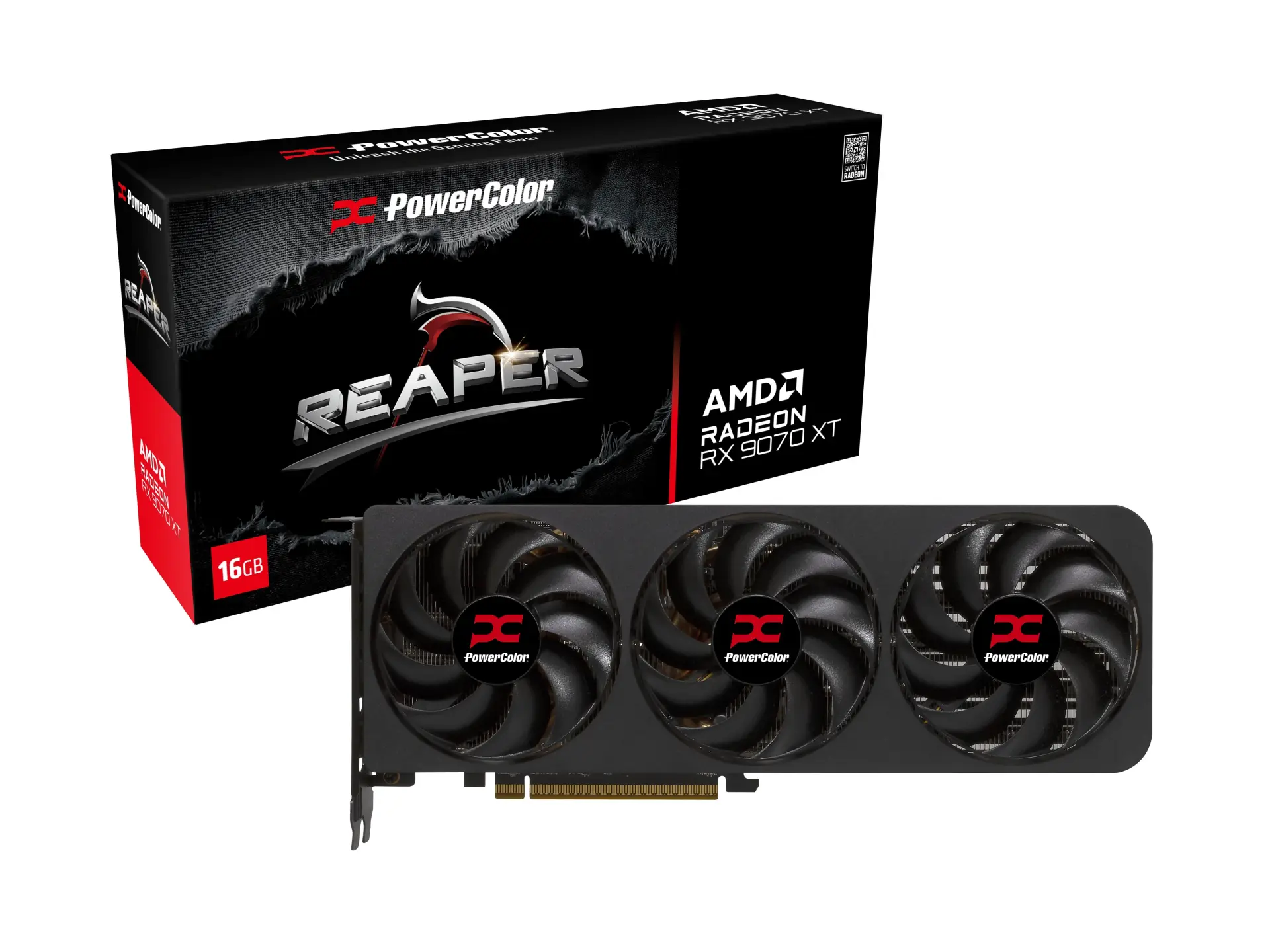 PowerColor Reaper RX9070 16G-A 16GB 256Bit GDDR6