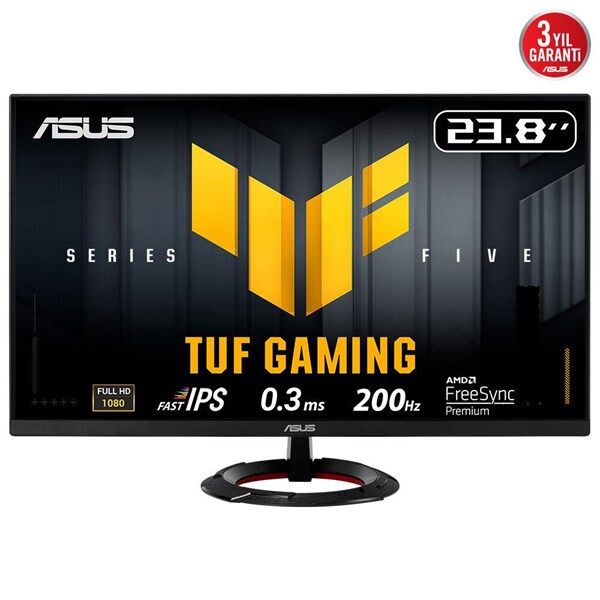 ASUS 23.8'' FAST IPS TUF GAMING VG249Q5R 0.3MS 200Hz HDMI-DP Gaming Monitör (1920 X 1080)