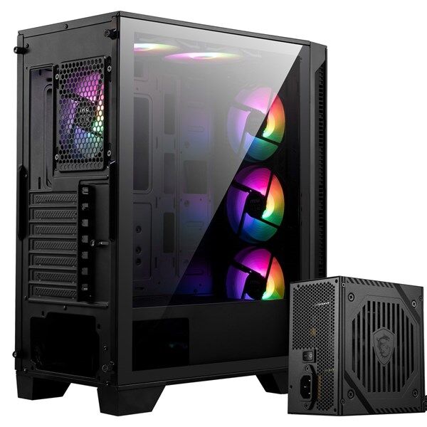 MSI MAG FORCE 120A 650W 80+ BRONZE Gaming Mid-Tower PC Kasası