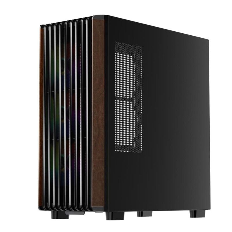 1ST PLAYER WD5 SİYAH 750W 80+ SILVER ATX 3.1 ARGB 4X12CM FAN TEMPERLİ CAM USB 3.0 ATX KASA