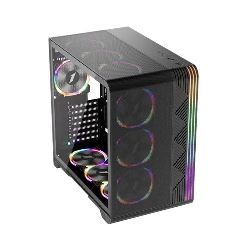 1ST PLAYER VT7 SİYAH 850W 80+ SILVER ATX 3.1 ARGB 4X12CM FAN TEMPERLİ CAM USB 3.0 ATX KASA