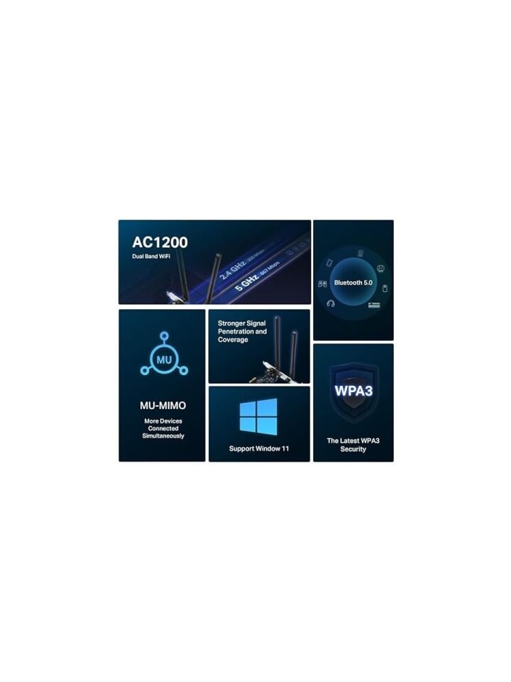 TP-LINK MA30E AC1200 WI-FI BLUETOOTH 5.0 PCIE ADAPTÖR