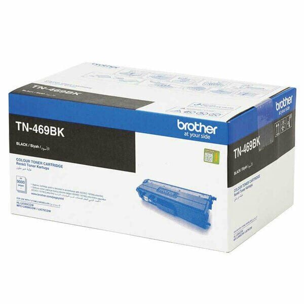 Brother TN 469 BK Toner Ultra Yüksek Kapasiteli (Baskı Kapasitesi 9000 Syf.)