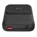 S-LINK P135 10000mAh PRM PD20W+QC18W+HSC22.5W 15W Magsafe Dahili Kablo Siyah Gizli LED Taşınabilir Pil Şarj Cihazı Power
