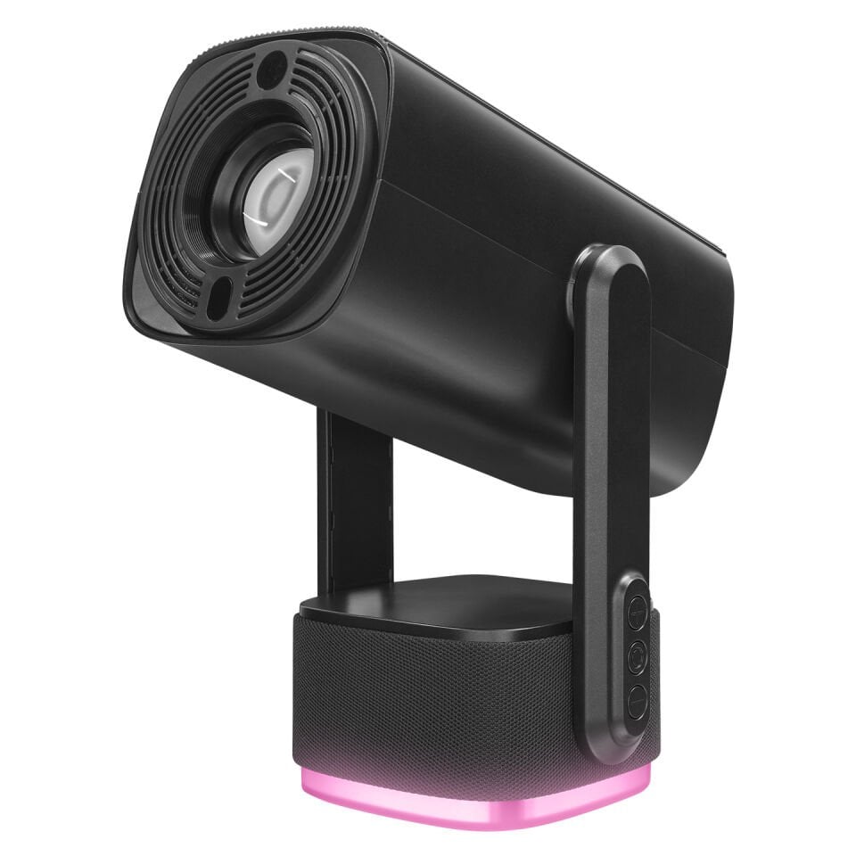 Everest PJ08 Siyah Otomatık Odaklamalı Ekran Yansıtmalı Rainbow HD Projeksiyon Cihazı