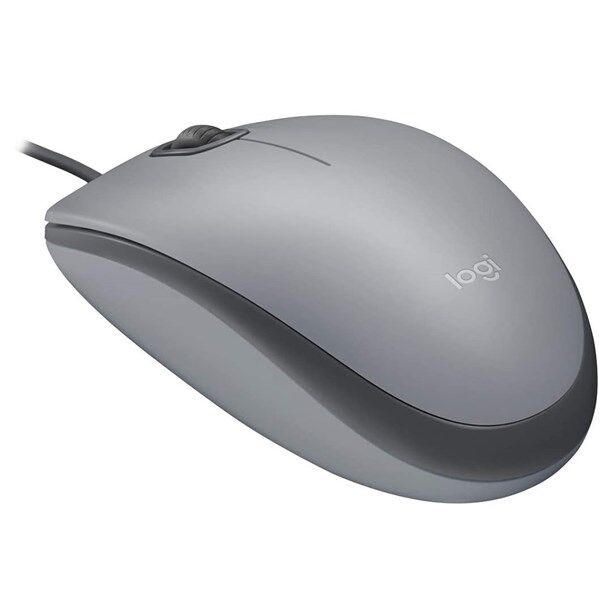 LOGITECH M110 Sessiz Tam Boyutlu Kablolu Usb-A Bağlantılı Optik Mouse - Gri 910-006760