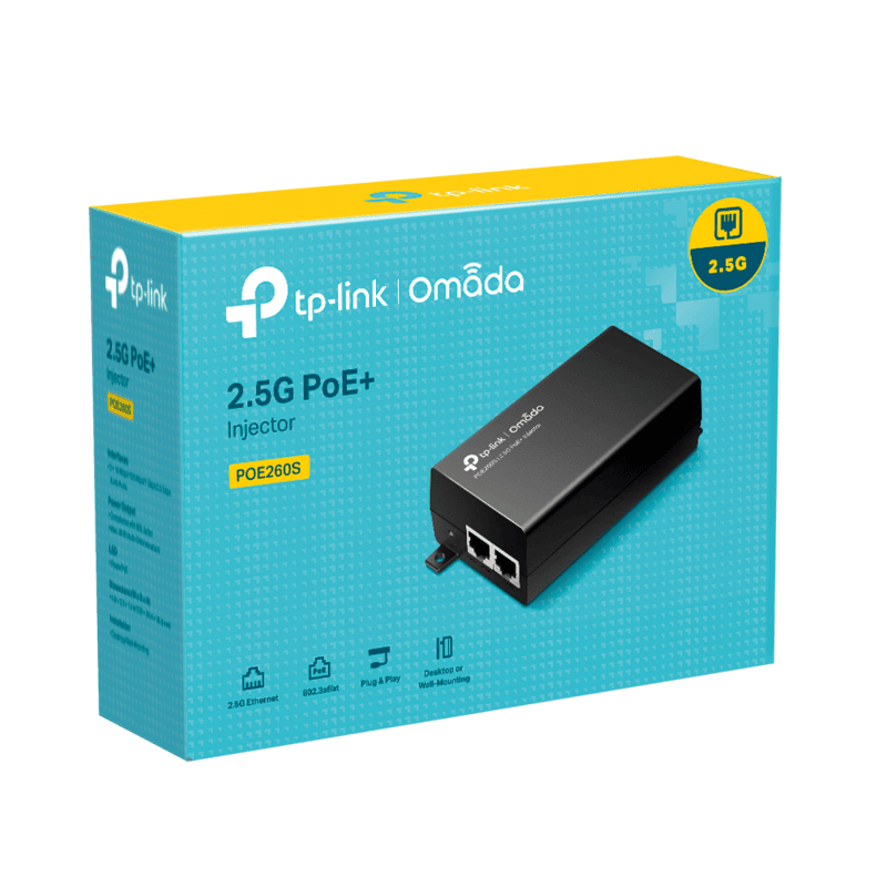 Omada TL-POE260S 2x 2.5G PoE+ Adaptör