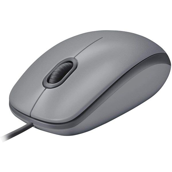 LOGITECH M110 Sessiz Tam Boyutlu Kablolu Usb-A Bağlantılı Optik Mouse - Gri 910-006760