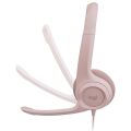 Logıtech H390 Usb Kulaklık Pudra Pembe 981-001281