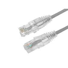 AGER 0.15m CAT6 Utp Slim AWG28 AC-602-0015 Gri LSZH Patch Kablo (10'lu Paket)