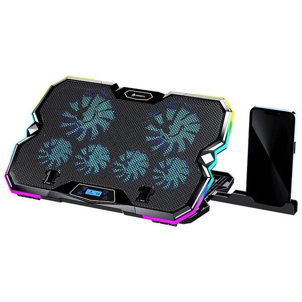 GAMEBOOSTER GB-NS10 15-16'' Siyah 6-Fanlı Notebook Soğutucu