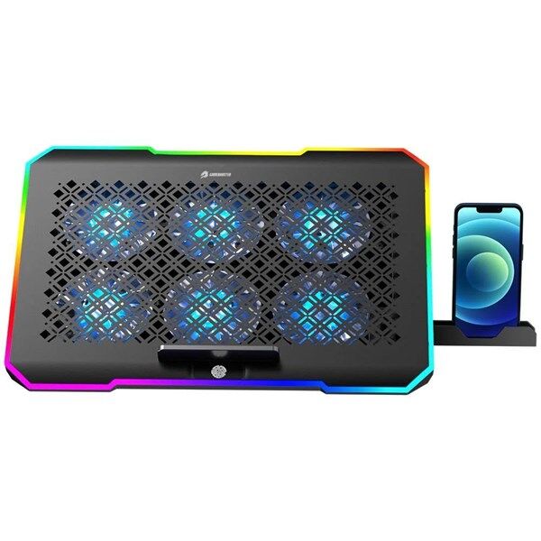 GAMEBOOSTER GB-NS61 15-17'' Siyah 6-Fanlı Notebook Soğutucu