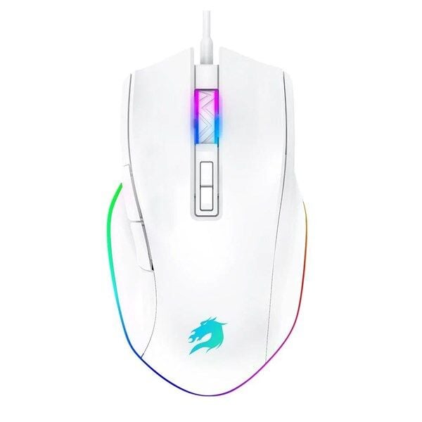 GAMEBOOSTER M16 Myth 12800dpi RGB Aydınlatmalı Beyaz Profesyonel Gaming Mouse