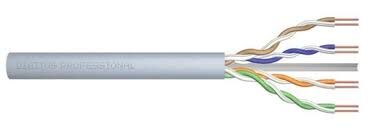 AGER CAT6A S-FTP 23/1AWG Gri 500m Makara Saf Bakır Kablo 0.57mm AC-603-5