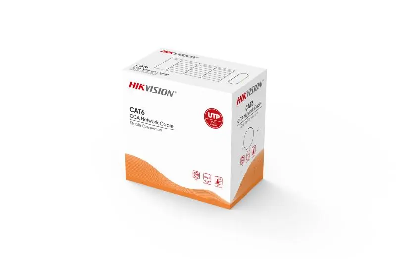 HIKVISION 305metre 23AWG Gri CCA CAT6 DS-1LN6UU/CCA(O-STD)