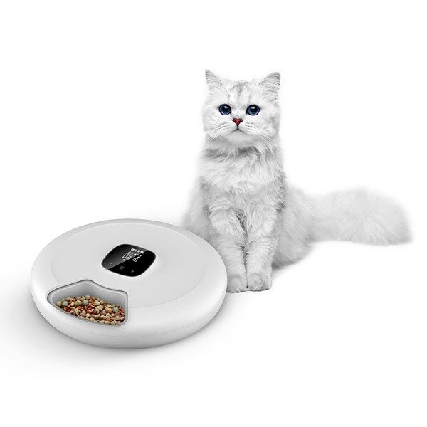 S-LINK SL-24 Otomatik Yem Kabı 6'sı 1 Arada Islak ve Kuru 170ml Porsiyon Kontrollu Kedi Köpek Besleyici Wifi TUYA Destek