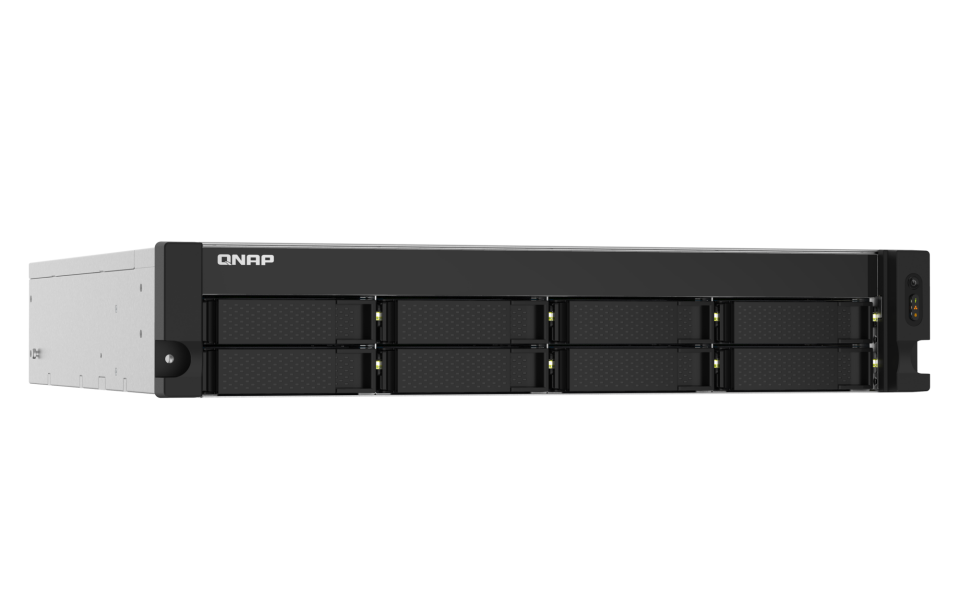 QNAP 8diskli Alpine AL324 QC-8GB RAM-10GbE Rack Nas Server TS-832PXU-RP (43089)