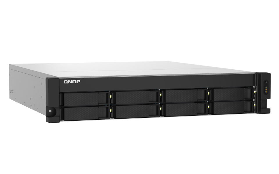 QNAP 8diskli Alpine AL324 QC-8GB RAM-10GbE Rack Nas Server TS-832PXU-RP (43089)