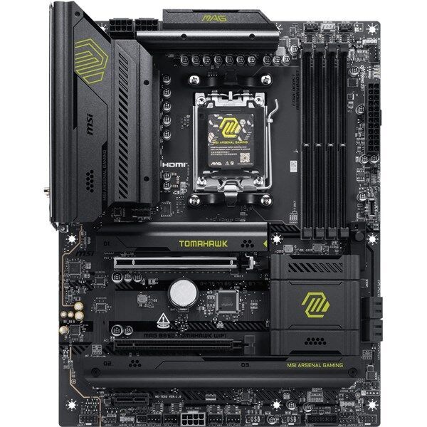 MSI MAG B850 TOMAHAWK WIFI7 DDR5 HDMI-USBC DP PCIE 5.0 AM5 ATX