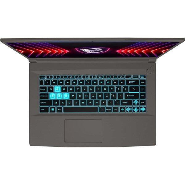 MSI 15.6'' THIN 15 B12VE-1892XTR CORE i7 12650H 64GB- 512GB M2 NVME- 6GB RTX4050 FDOS