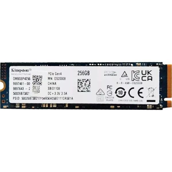 KINGSTON 256GB OM8SEP4256Q-A0 3300- 1100MB/s M2 NVME GEN4 Disk ENDÜSTRİYEL