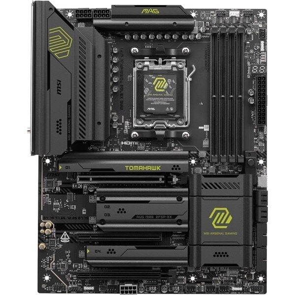 MSI MAG X870E TOMAHAWK DDR5 HDMI DP PCIe 16X v5.0 AM5 ATX