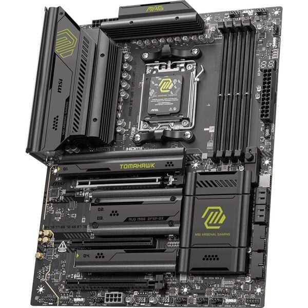 MSI MAG X870E TOMAHAWK DDR5 HDMI DP PCIe 16X v5.0 AM5 ATX