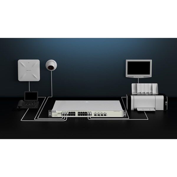 RUIJIE 24port 370w FULL PoE RG-NBS3200-24GT4XS-P GIGABIT 4X SFP Yönetilebilir Switch RackMount