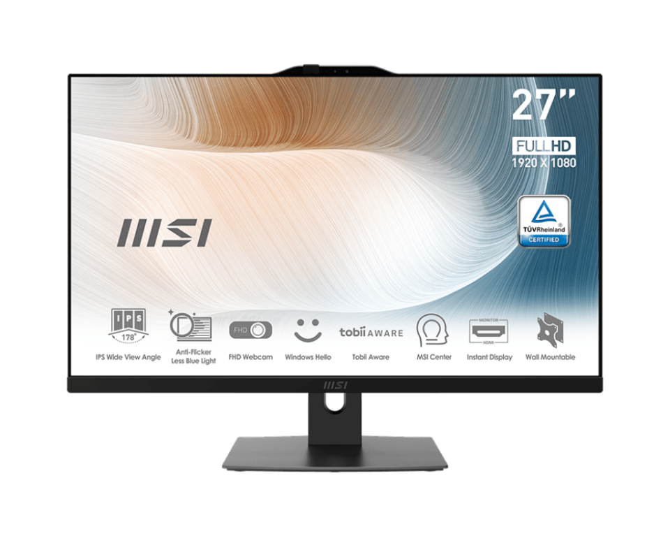 MSI MODEN AM272P 12M-1258XTR 27'' 16:9 (1920X1080) İ5-1235U-8GB DDR4 RAM-500GB SSD- FDOS AIO PC