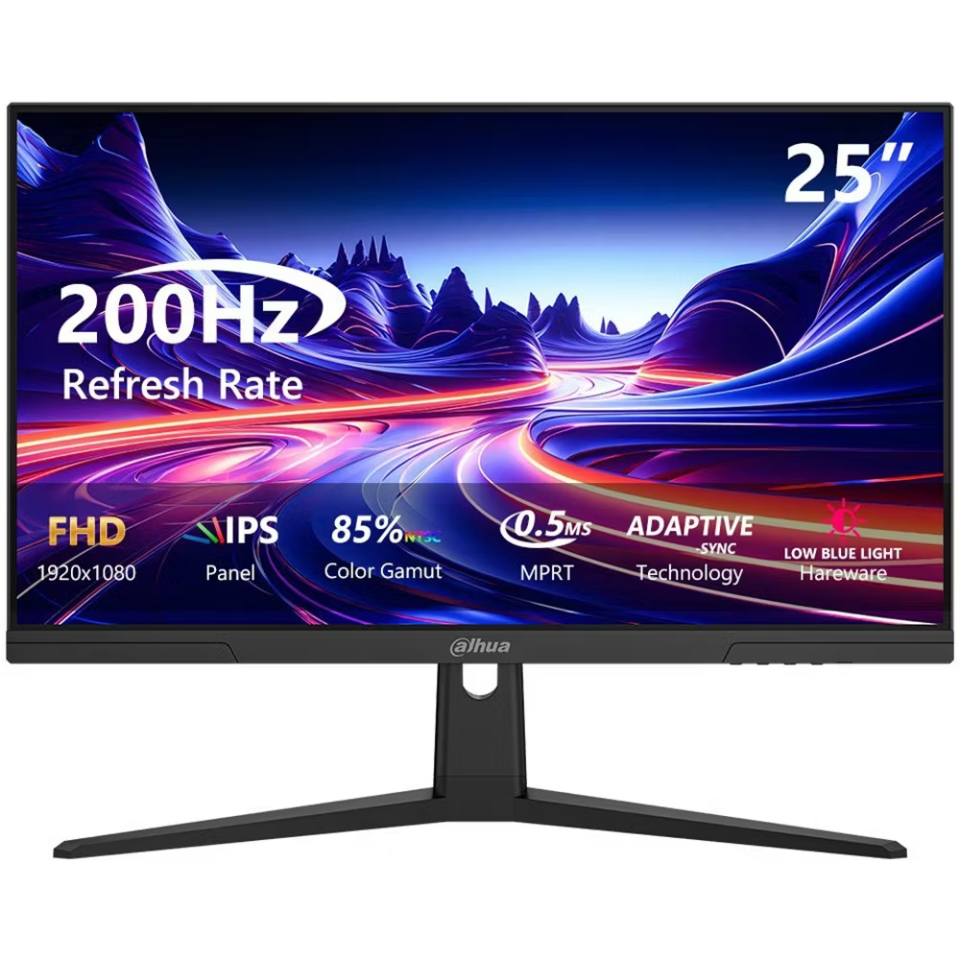 DAHUA 24.5'' IPS LM25-E231BN 0.5ms 200Hz HDMI-DP EV Ofis Tipi Monitör (1920x1080)