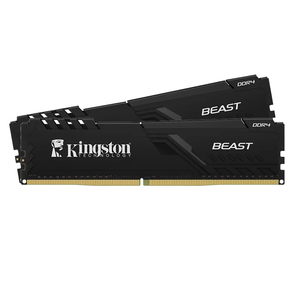 KINGSTON 16GB (2X 8GB) DDR4 3600MHZ CL17 PC RAM BEAST KF436C17BBK2/16TR